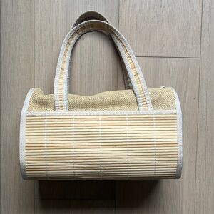 Elegant Tan and Cream Women's Bag